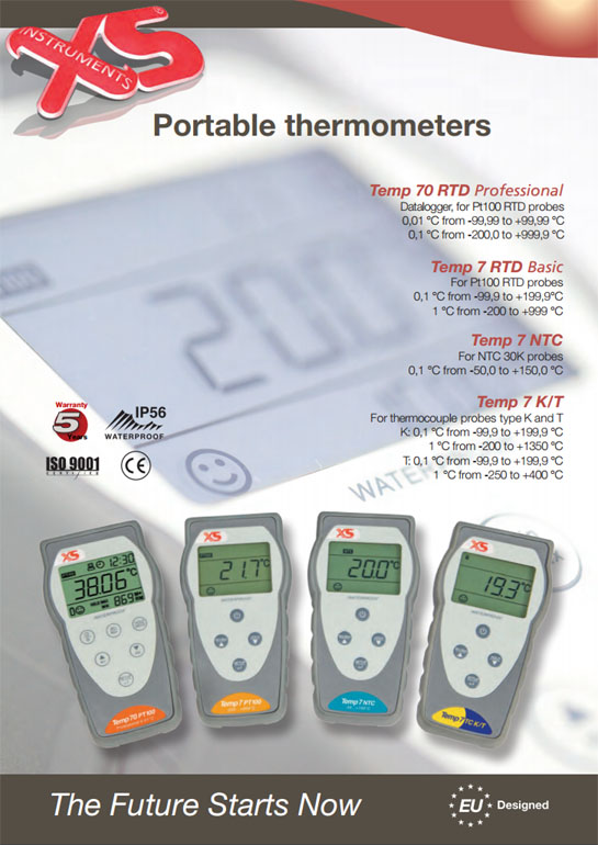 Mierniki temperatury serii 7 XS Instruments